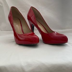 Women’s Red Leather Aldo Shoes